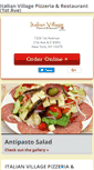 Mobile Screenshot of italianvillagepizzerianyc.com